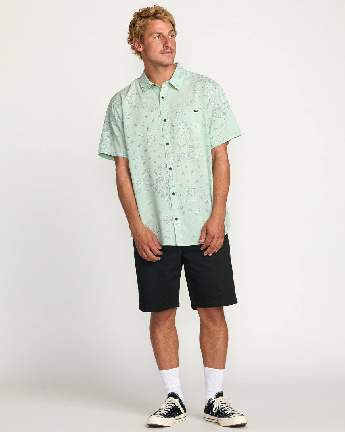 Billabong Sundays Short Sleeve Shirt - Mist Green