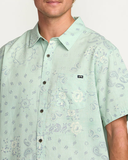 Billabong Sundays Short Sleeve Shirt - Mist Green