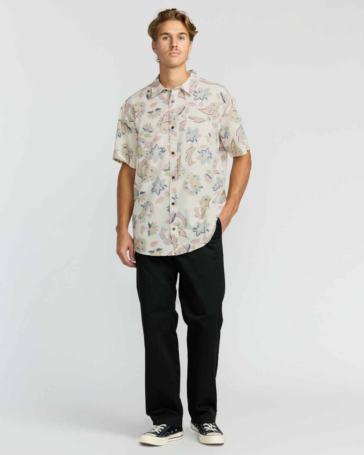 Billabong Sundays Short Sleeve Shirt - Sand