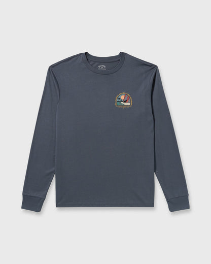 Billabong Sundown A/Div Long Sleeve T-Shirt - Midnight Blue