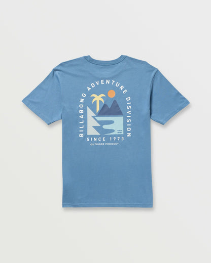Billabong Sundown A/Div Tee - Carolina Blue