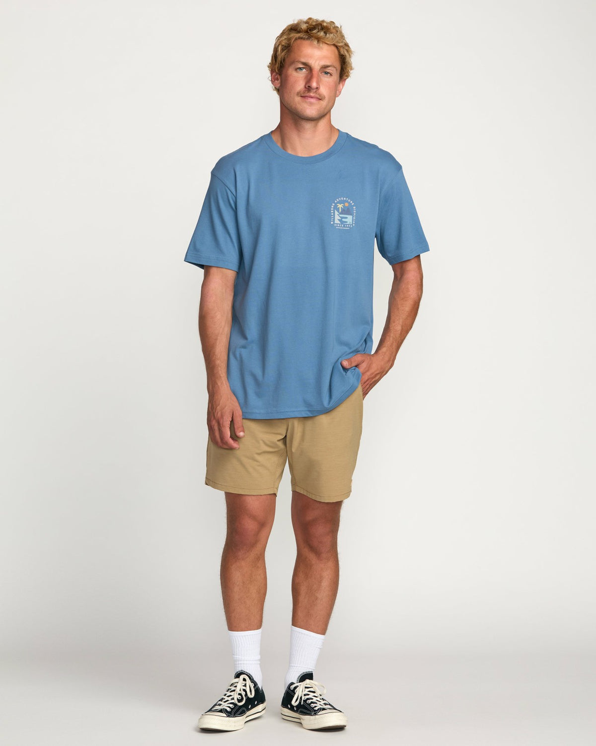 Billabong Sundown A/Div Tee - Carolina Blue