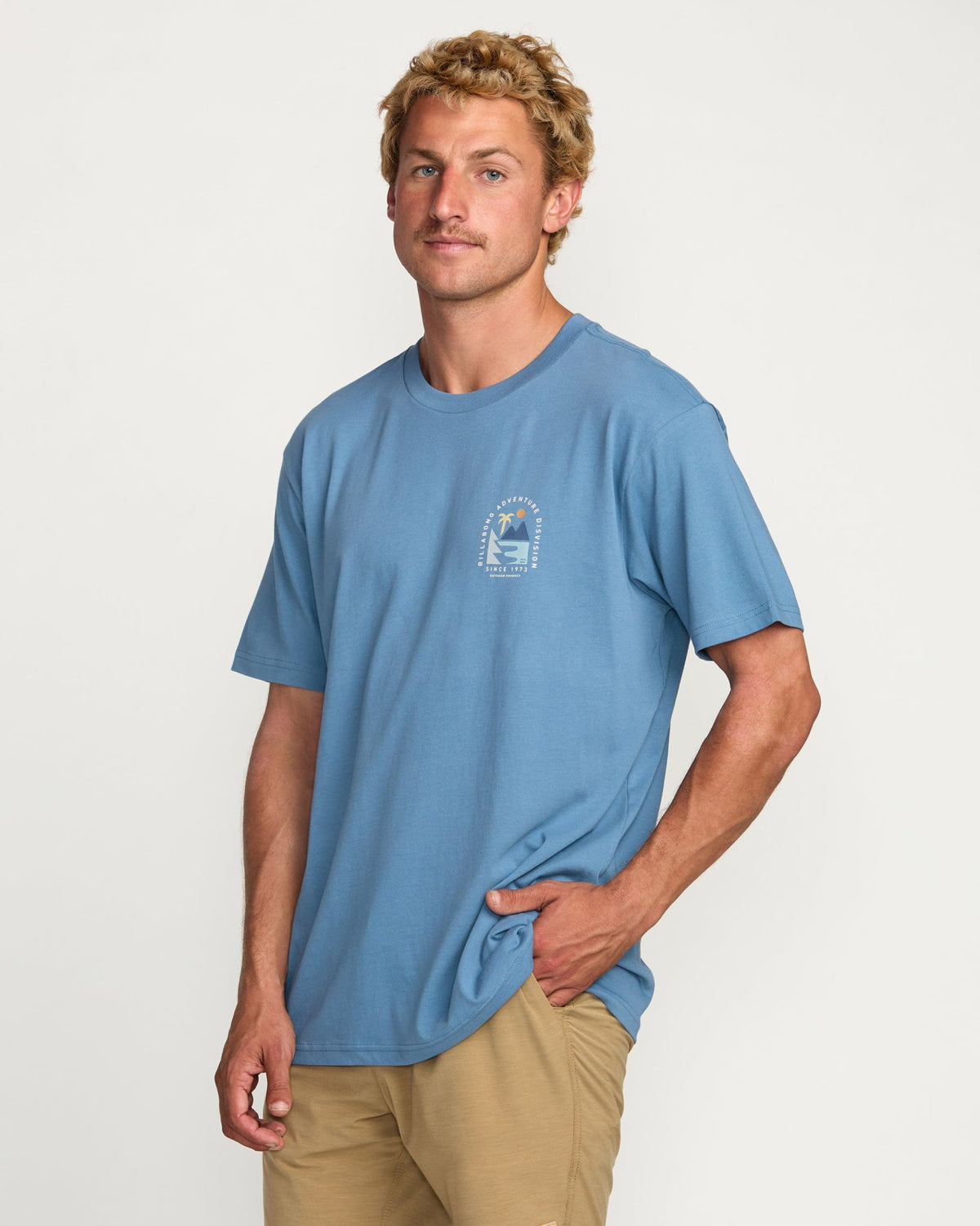 Billabong Sundown A/Div Tee - Carolina Blue