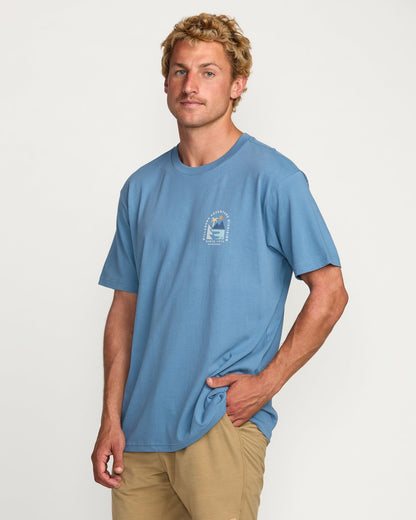 Billabong Sundown A/Div Tee - Carolina Blue