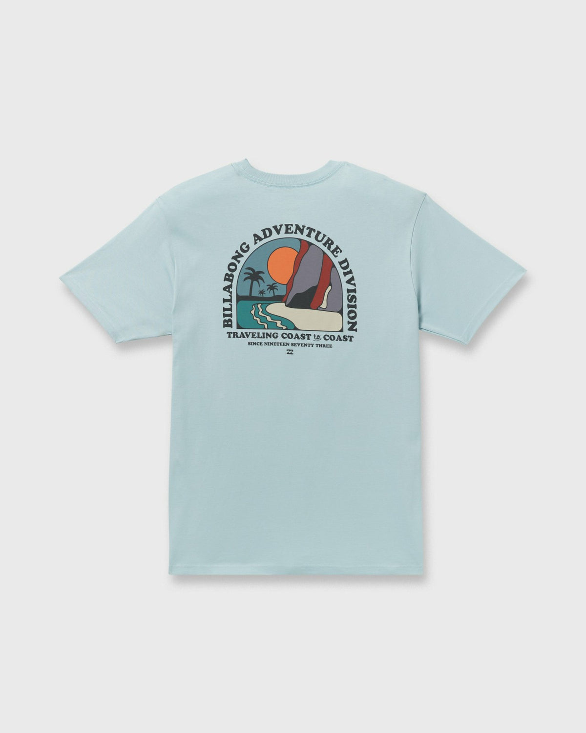 Billabong Sundown A/Div Short Sleeve T-Shirt - Dusty Blue
