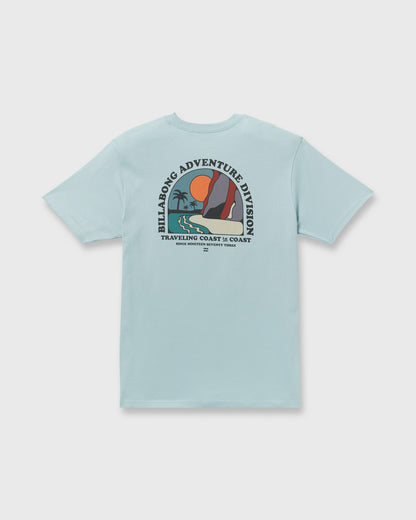 Billabong Sundown A/Div Short Sleeve T-Shirt - Dusty Blue