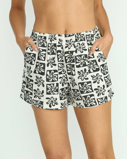 Billabong Sun Fade Printed Shorts - Black Sands