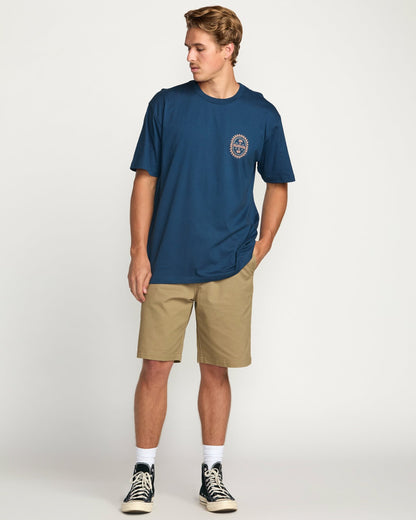 Billabong Sun Rays Regular Tee - Deep Blue