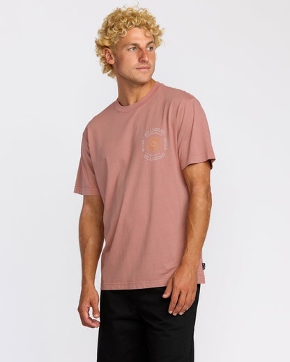 Billabong Sunrise Premium Wave Wash Short Sleeve T-Shirt - Dusty Rose
