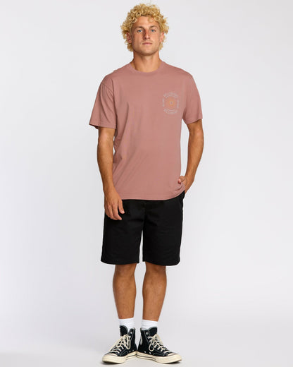 Billabong Sunrise Premium Wave Wash Short Sleeve T-Shirt - Dusty Rose