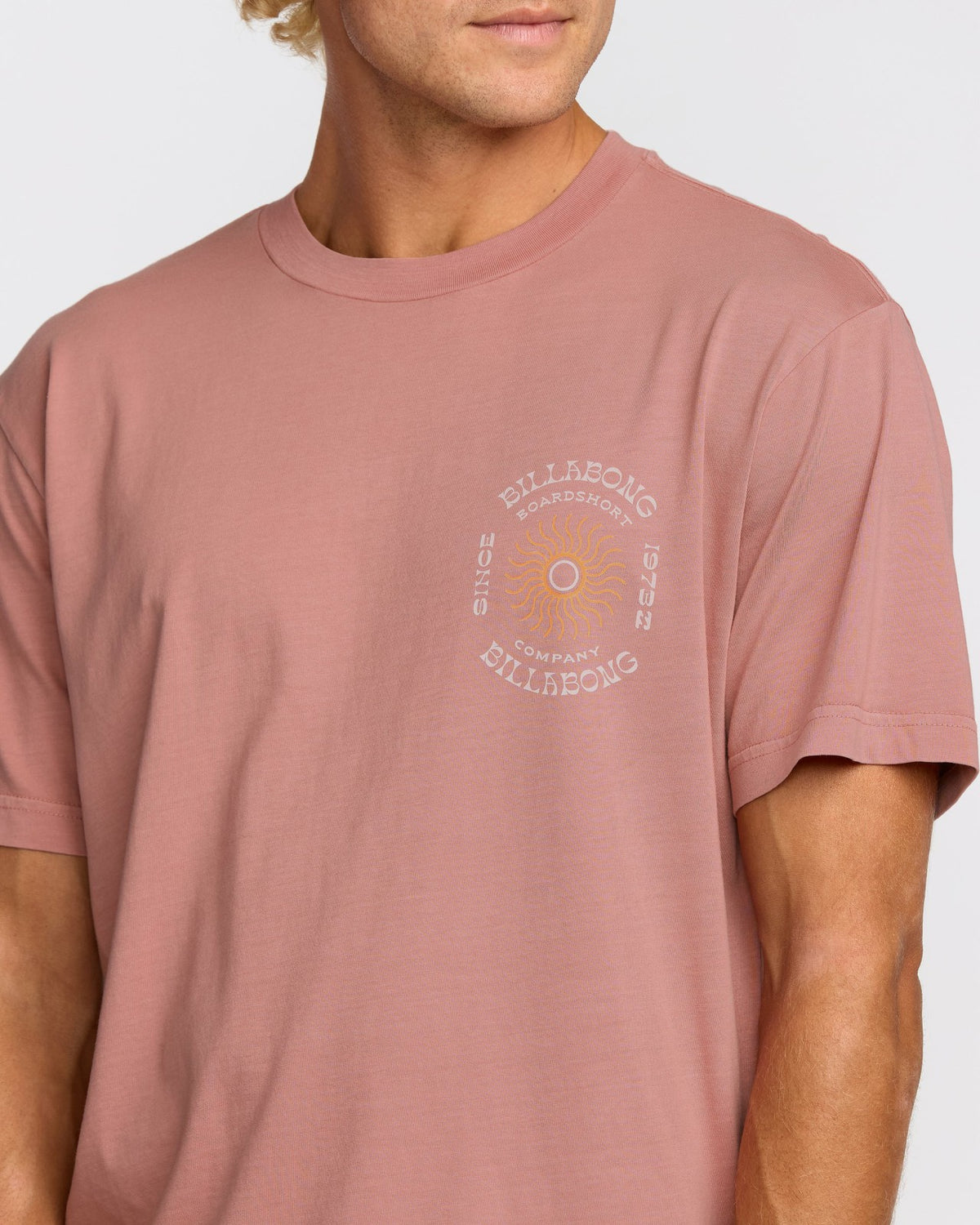 Billabong Sunrise Premium Wave Wash Short Sleeve T-Shirt - Dusty Rose