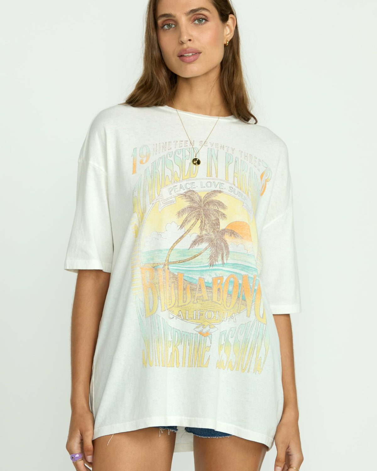 Billabong Sunset Mindset Tee - Salt Crystal