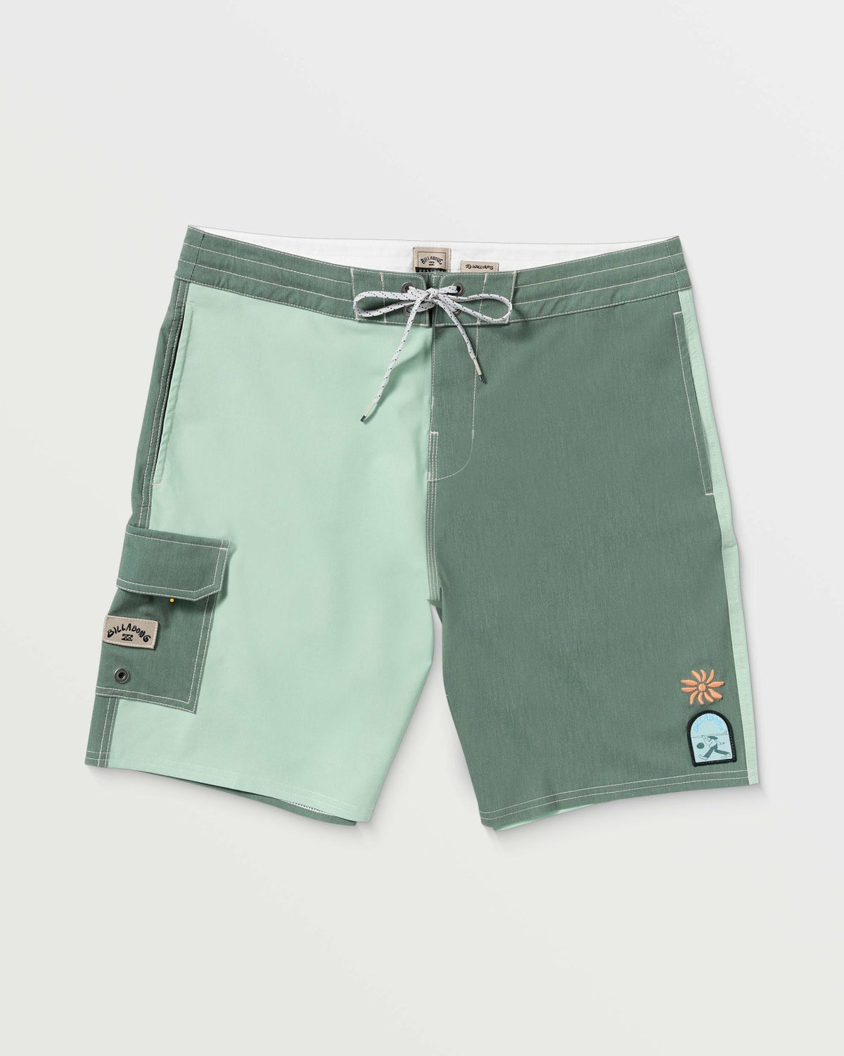 Billabong Sunshine Lo Tide 19" Boardshorts - Green Tea
