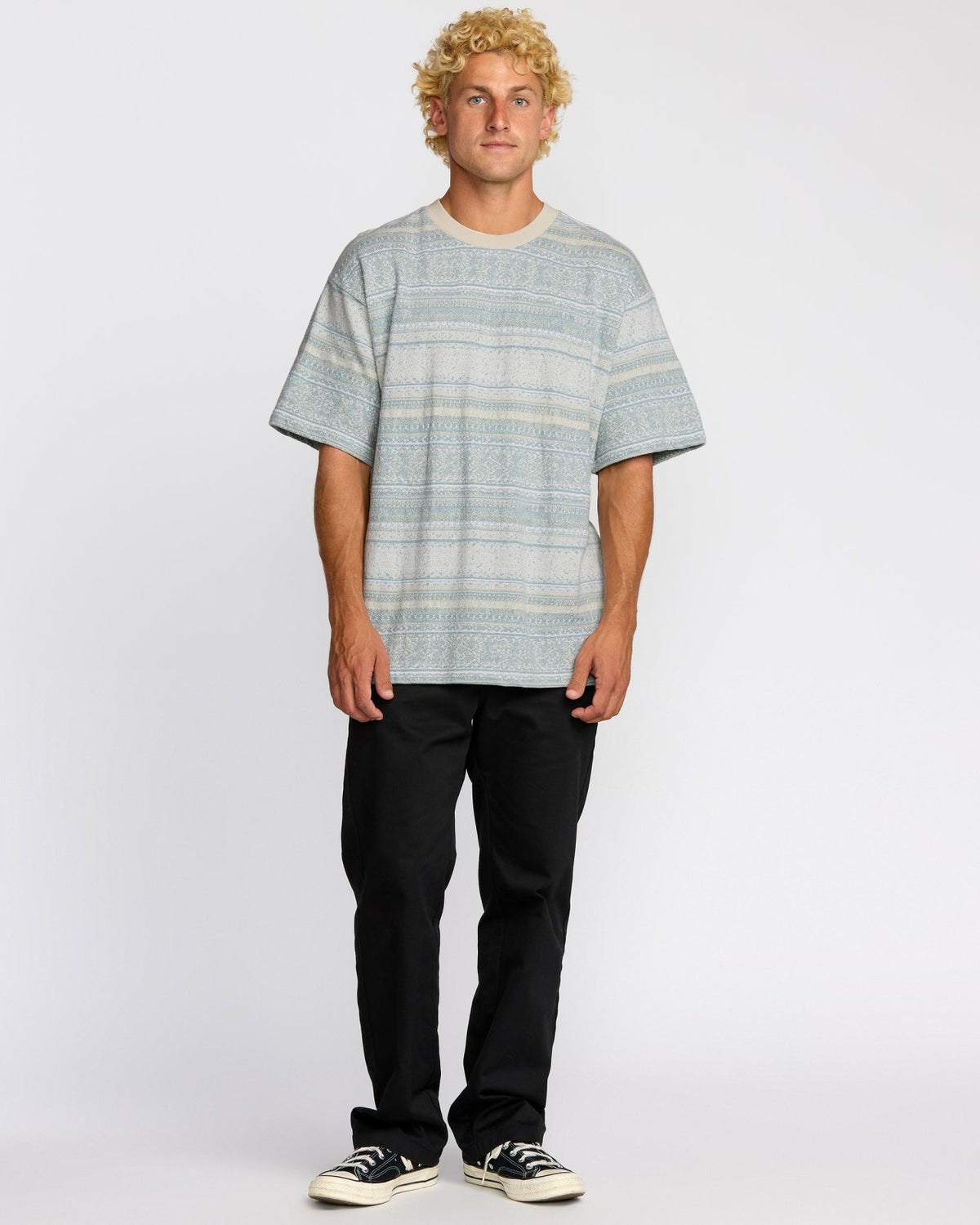 Billabong Sunshines Garage Short Sleeve T-Shirt - Stone Blue