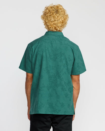 Billabong Sunshines Garage Short Sleeve Shirt - Teal