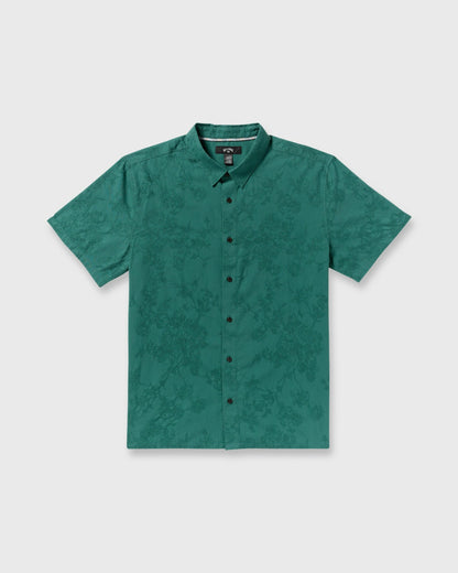 Billabong Sunshines Garage Short Sleeve Shirt - Teal