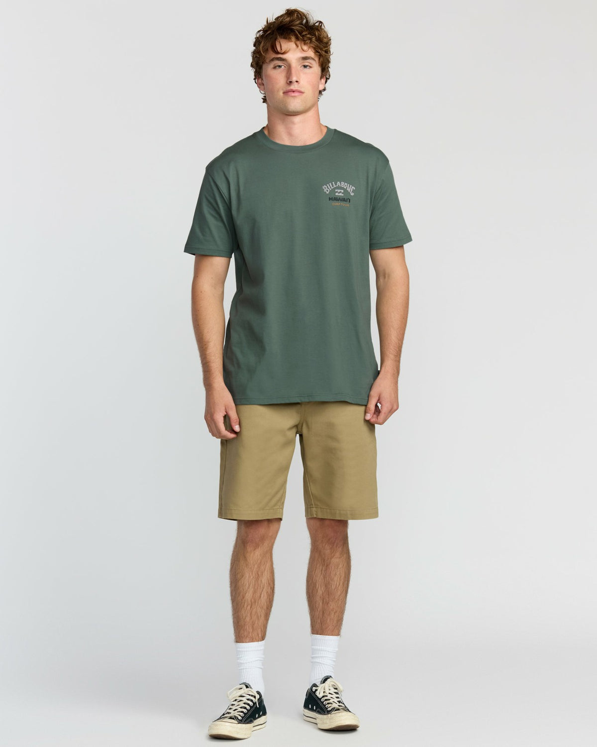 Billabong Surf Tour Hi Premium Short Sleeve T-Shirt - Dark Slate