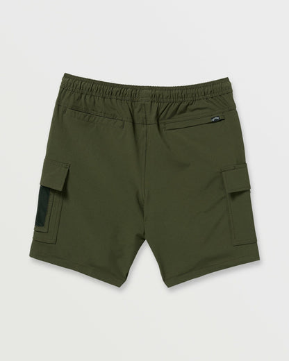 Billabong Surftrek Cargo Hybrid Shorts - Dark Military