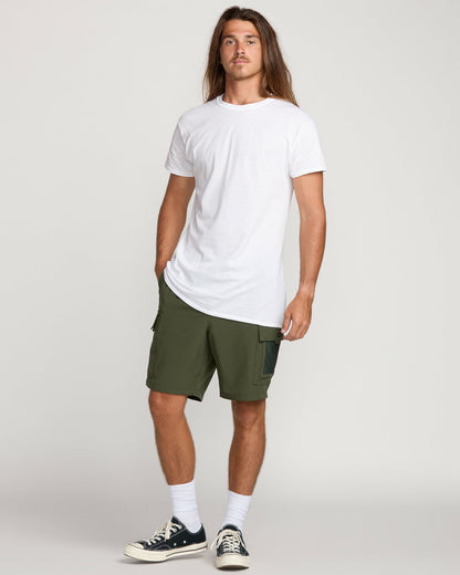 Billabong Surftrek Cargo Hybrid Shorts - Dark Military
