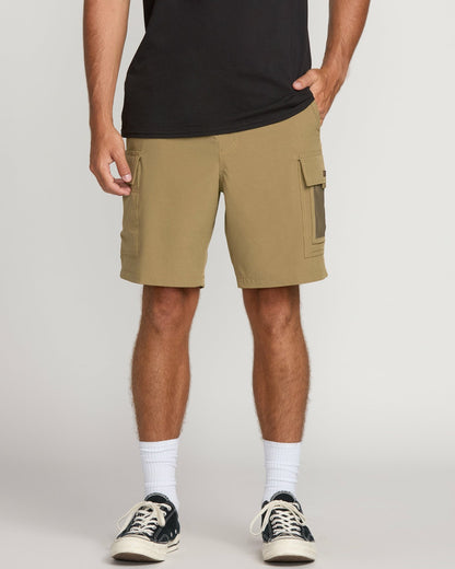 Billabong Surftrek Cargo Hybrid Shorts - Gravel