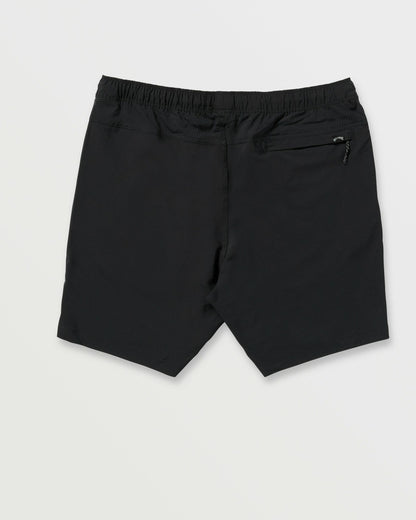Billabong Surftrek Elastic Submersible 17" Hybrid Shorts - Black