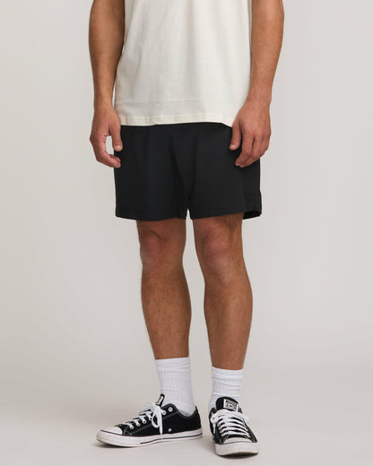 Billabong Surftrek Elastic Submersible 17" Hybrid Shorts - Black