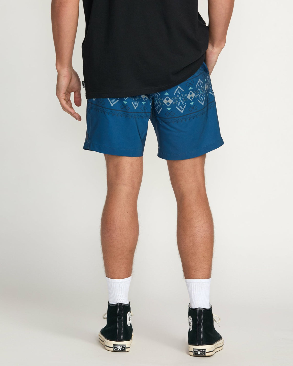 Billabong Surftrek Elastic Submersible 17" Hybrid Shorts - Deep Blue