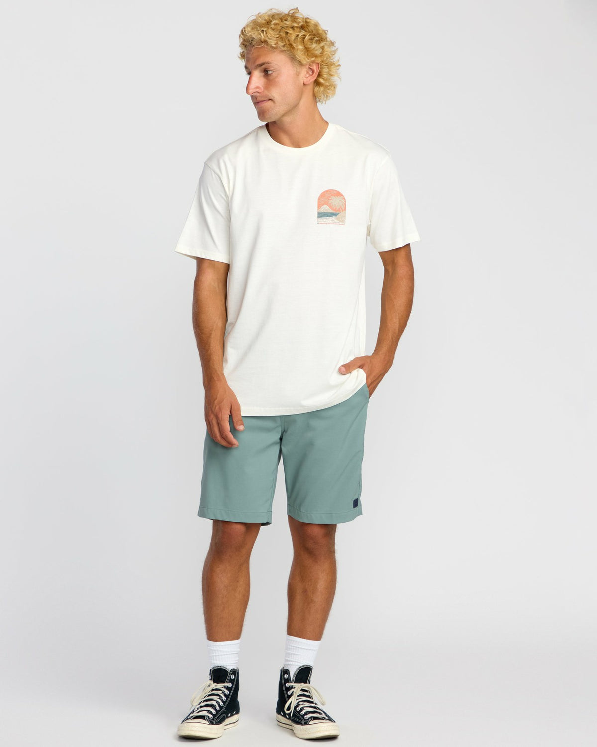 Billabong Surftrek Journey 20" Hybrid Shorts - Sea Blue