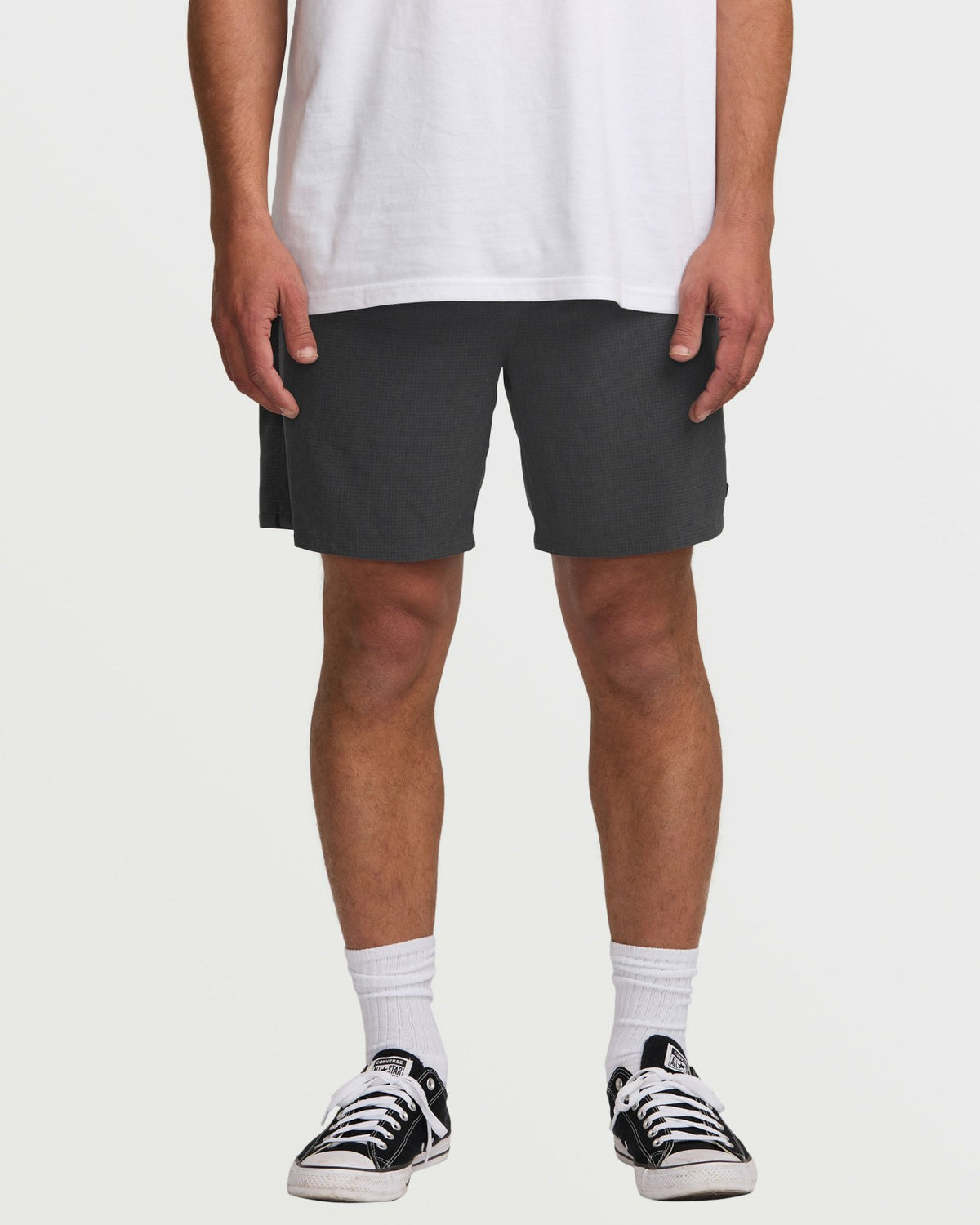 Billabong Surftrek Perforated Elastic 17" Hybrid Shorts - Black