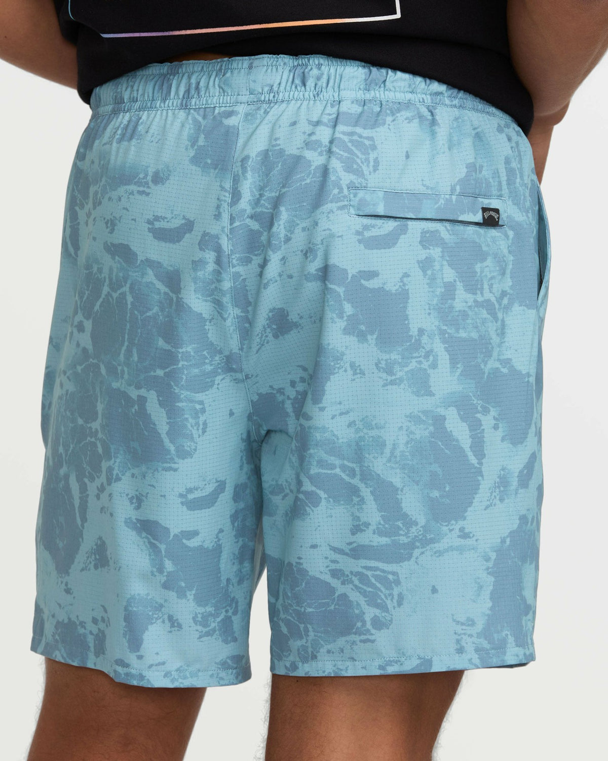 Billabong Surftrek Perforated Elastic 17" Hybrid Shorts - Glacier Blue