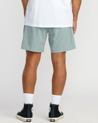 Billabong Surftrek Perforated Elastic 17" Hybrid Shorts - Sea Blue