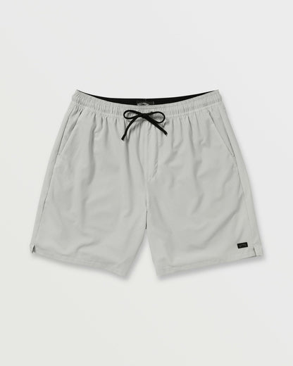 Billabong Surftrek Perforated Elastic 17" Hybrid Shorts - Silver