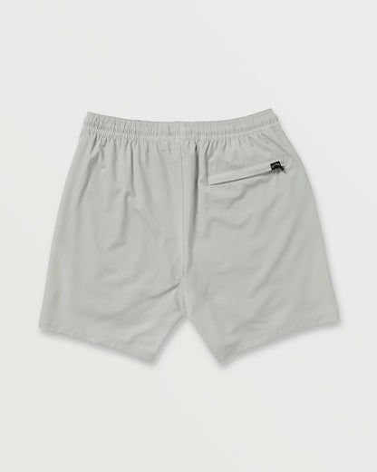 Billabong Surftrek Perforated Elastic 17" Hybrid Shorts - Silver