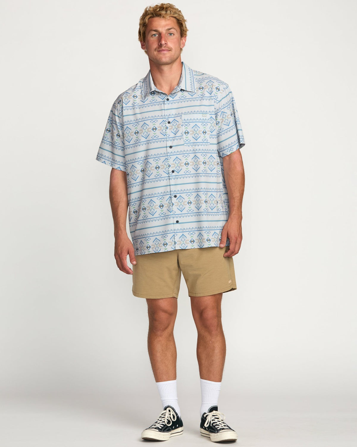 Billabong Surftrek Perf Short Sleeve Shirt - Alloy