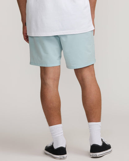 Billabong Surftrek Transit Elastic 17" Hybrid Shorts - Dusty Blue
