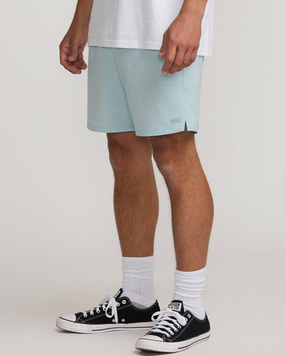 Billabong Surftrek Transit Elastic 17" Hybrid Shorts - Dusty Blue