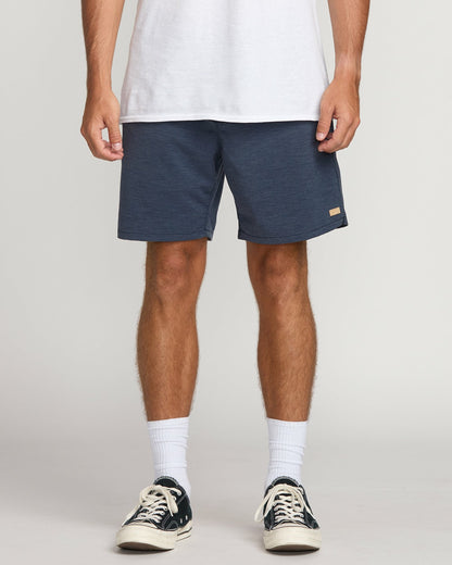 Billabong Surftrek Transit Elastic 17" Hybrid Shorts - Navy