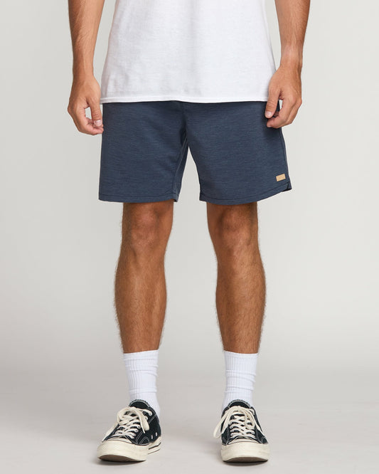 Billabong Surftrek Transit Elastic 17" Hybrid Shorts - Navy