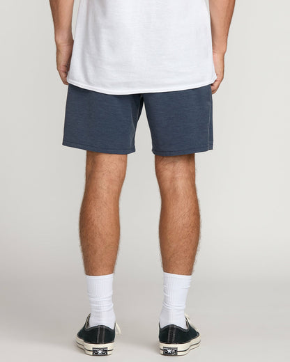 Billabong Surftrek Transit Elastic 17" Hybrid Shorts - Navy
