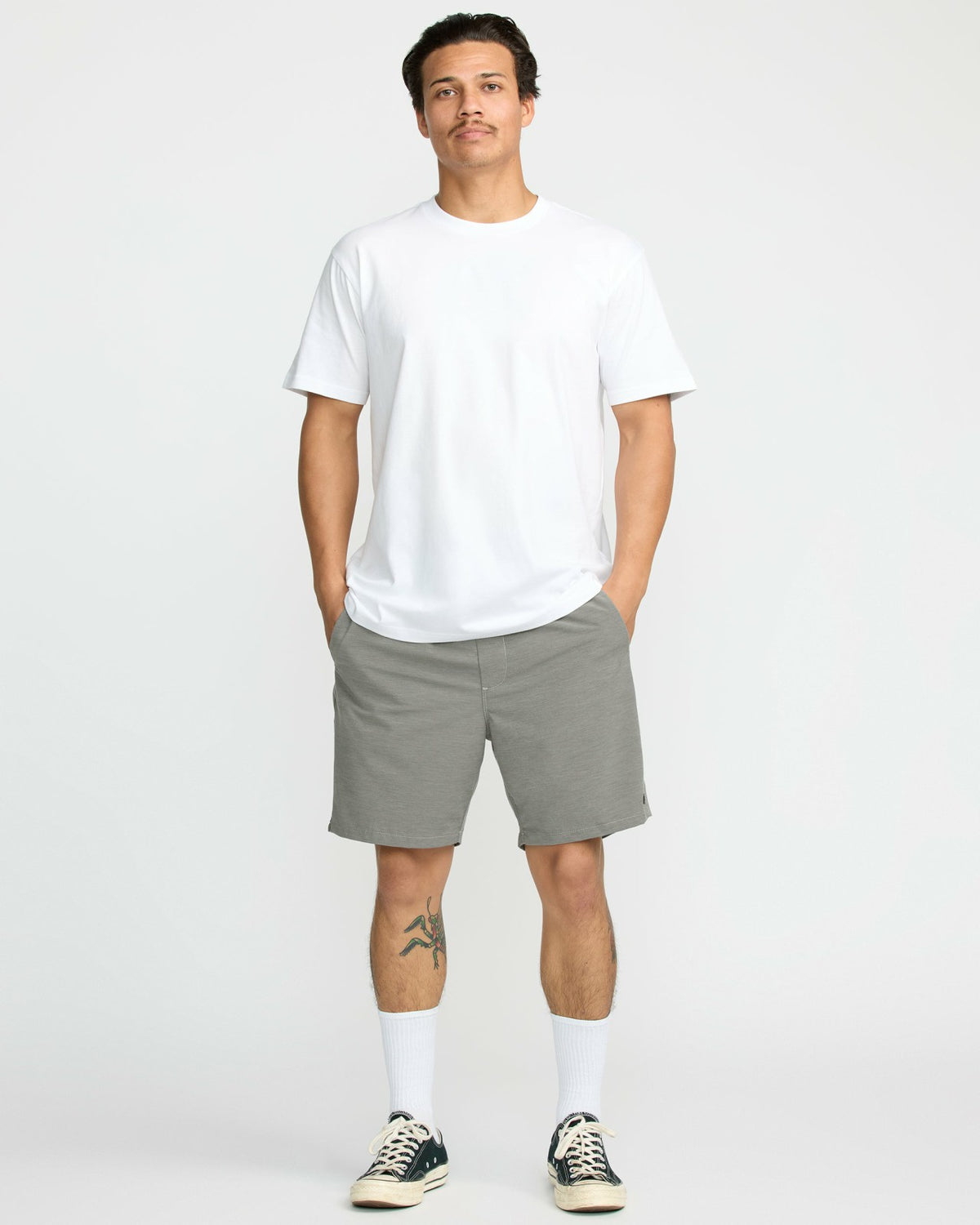 Billabong Surftrek Transit Elastic 17" Hybrid Shorts - Pewter