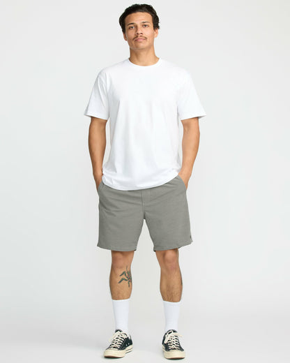 Billabong Surftrek Transit Elastic 17" Hybrid Shorts - Pewter