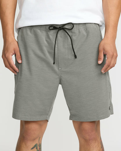 Billabong Surftrek Transit Elastic 17" Hybrid Shorts - Pewter