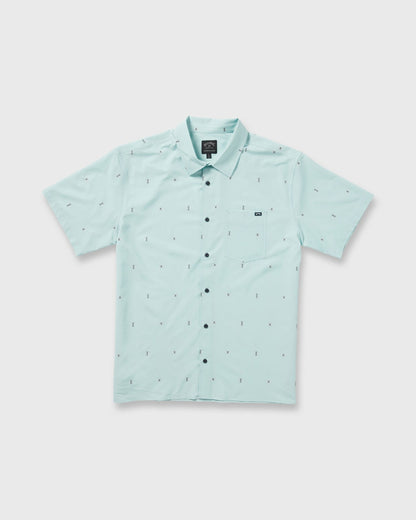 Billabong Surftrek Transit Short Sleeve Shirt - Dusty Blue