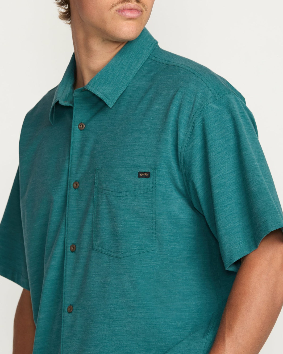 Billabong Surftrek Transit Short Sleeve Shirt - Marine