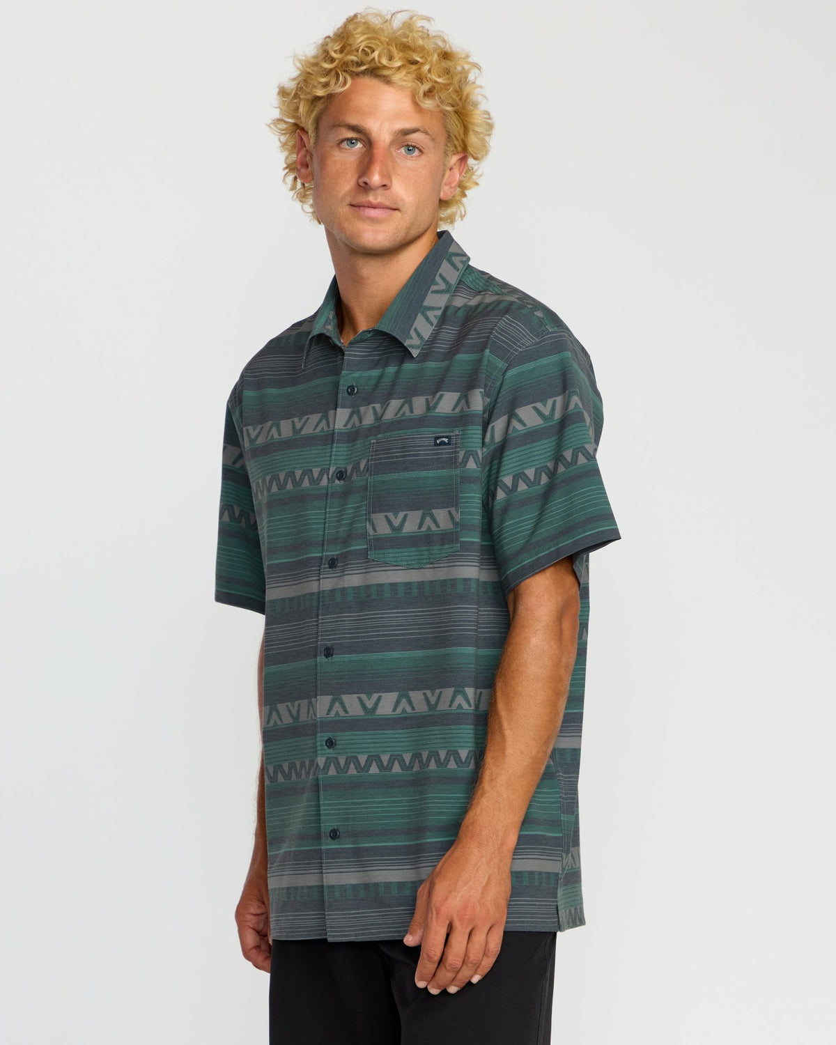 Billabong Surftrek Transit Short Sleeve Shirt - Navy