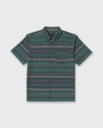Billabong Surftrek Transit Short Sleeve Shirt - Navy