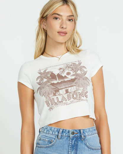 Billabong Sweet Moments Tee - Salt Crystal