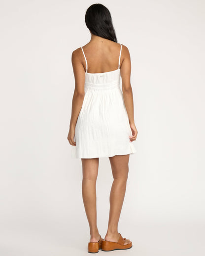 Billabong Sweet On You Mini Dress - Salt Crystal