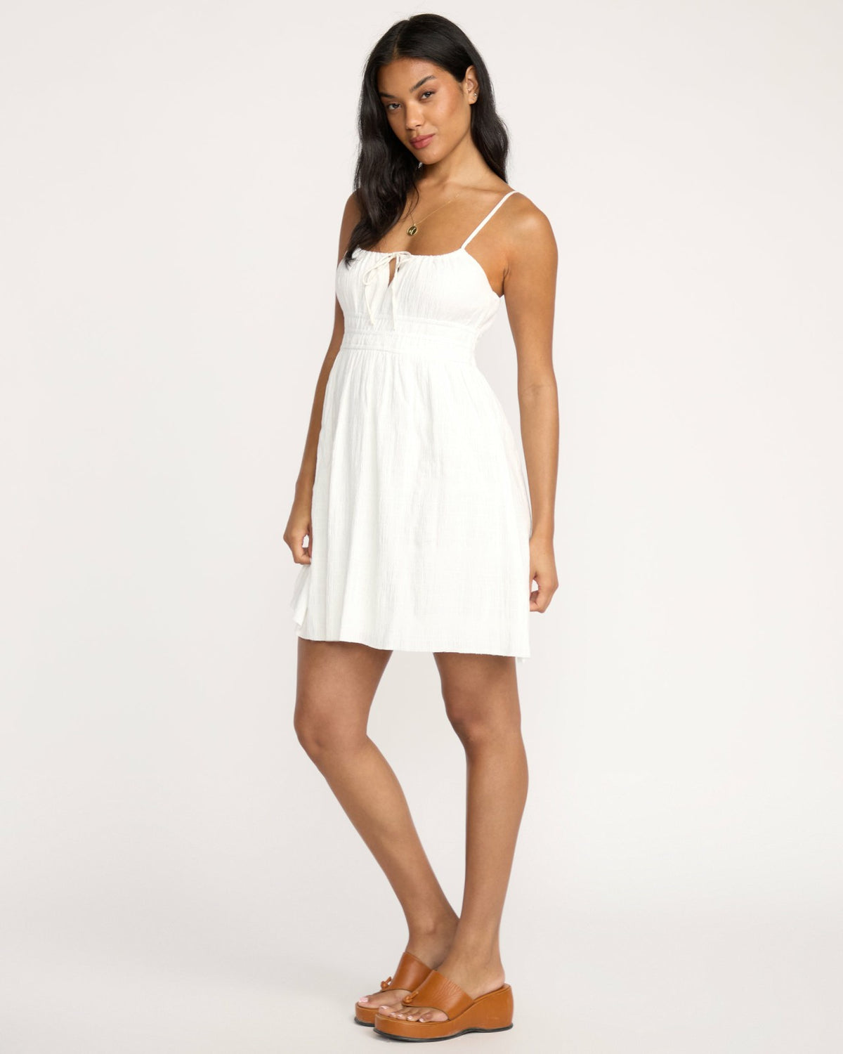 Billabong Sweet On You Mini Dress - Salt Crystal