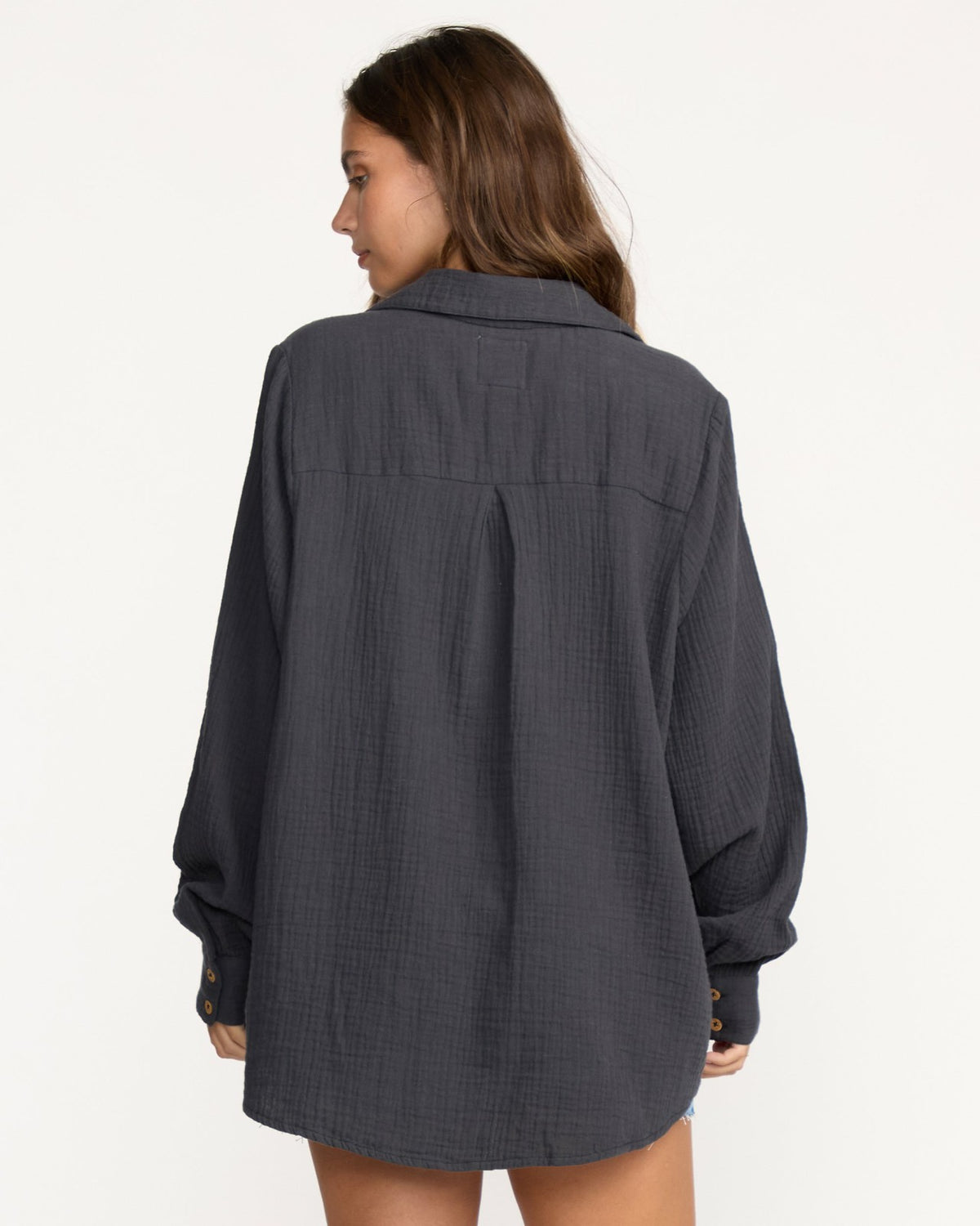 Billabong Sweet Swell Long Sleeve Shirt - Black Sands